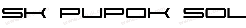 SK Pupok Solid字体转换
